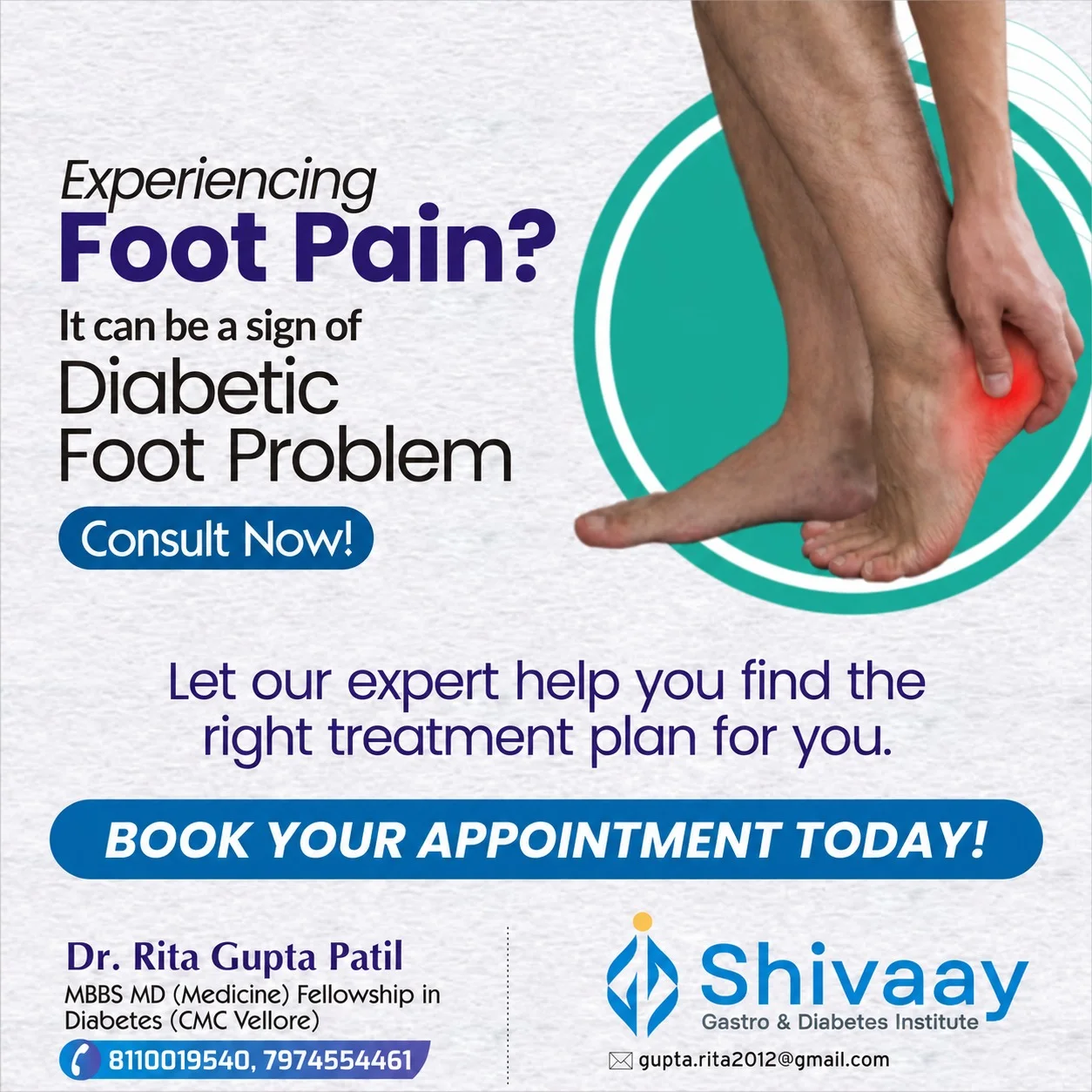Diabetic Foot Care in Indore: Why Foot Pain and Skin Changes Need Attention